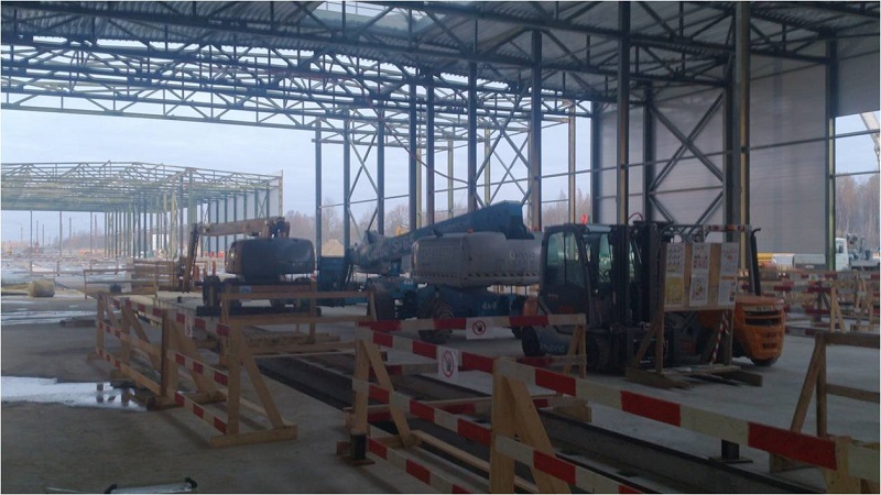 Строительство депо для скоростных поездов «Сапсан»