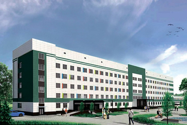 Токсовская районная больница. Проект обновления фасадов.